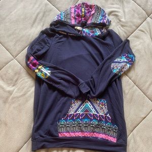 👽3/$30 SALE👽 Hoodie with Southwest Style Print